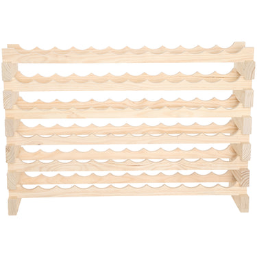 72 Bottle Wood Wine Rack